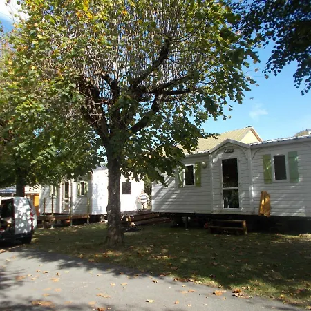 Mobil-home Au Pied Des Pyrenees Kamp alanı Castillon-en-Couserans